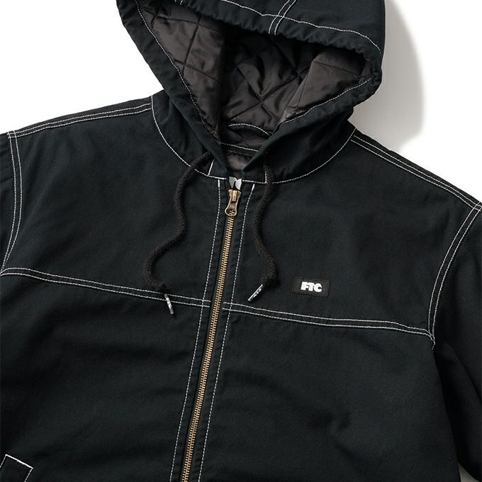 FTC WASHED CANVAS HOODED JACKET ジャケット 黒 FTC WASHED CANVAS HOODED JACKET | LOCKSTOCK/STLIKE