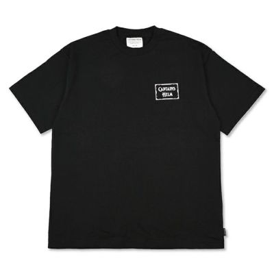 CAPTAINS HELM 長袖Tシャツ ロンT 黒 L フロントロゴ 刺繍 キャプテンズヘルム ロゴ メッシュ ロングスリーブ Tシャツ