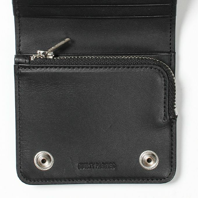 小物 WACKO MARIA SPEAK EASY SHORT WALLET WACKO MARIA Black Speak Easy Short Wallet Wacko Maria