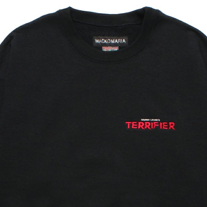 WACKO MARIA TERRIFIER / HEAVY WEIGHT CREW NECK SWEAT SHIRT