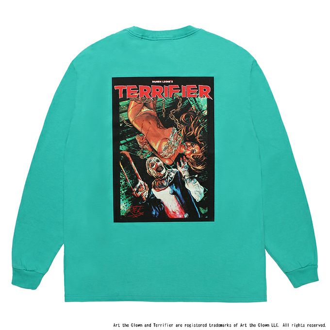 WACKO MARIA TERRIFIER / WASHED HEAVY WEIGHT CREW NECK LONG SLEEVE