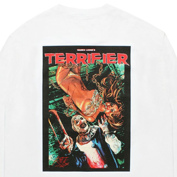 WACKO MARIA TERRIFIER / WASHED HEAVY WEIGHT CREW NECK LONG SLEEVE