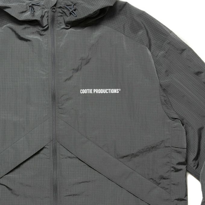 COOTIE PRODUCTIONS グレー ナイロンジャケット L COOTIE PRODUCTIONS