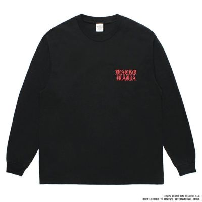 WACKO MARIA 長袖カットソー　M 黒 WACKO MARIA/MIDDLE WEIGHT SWEAT SHIRT（BLACK）［クルーネック