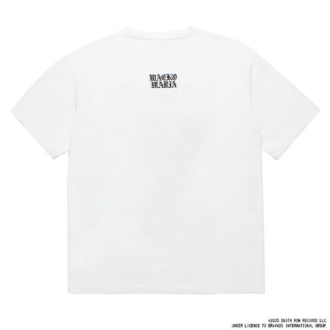 WACKO MARIA DEATH ROW RECORDS / WASHED HEAVY WEIGHT CREW NECK T