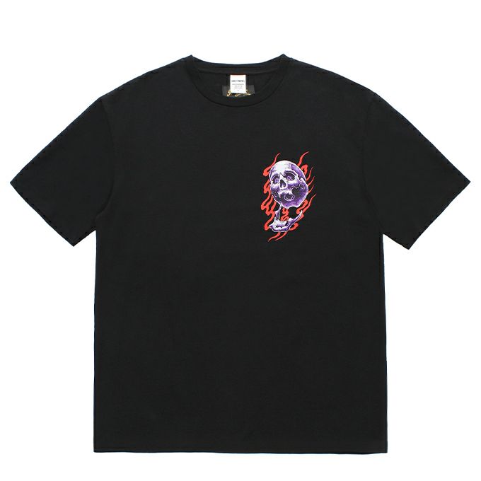 WACKO MARIA 56 TATTOO STUDIO / WASHED HEAVY WEIGHT CREW NECK T