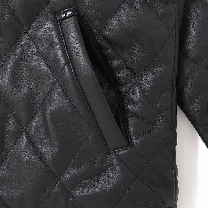 CHALLENGER QUILTING LEATHER JACKET | LOCKSTOCK/STLIKE