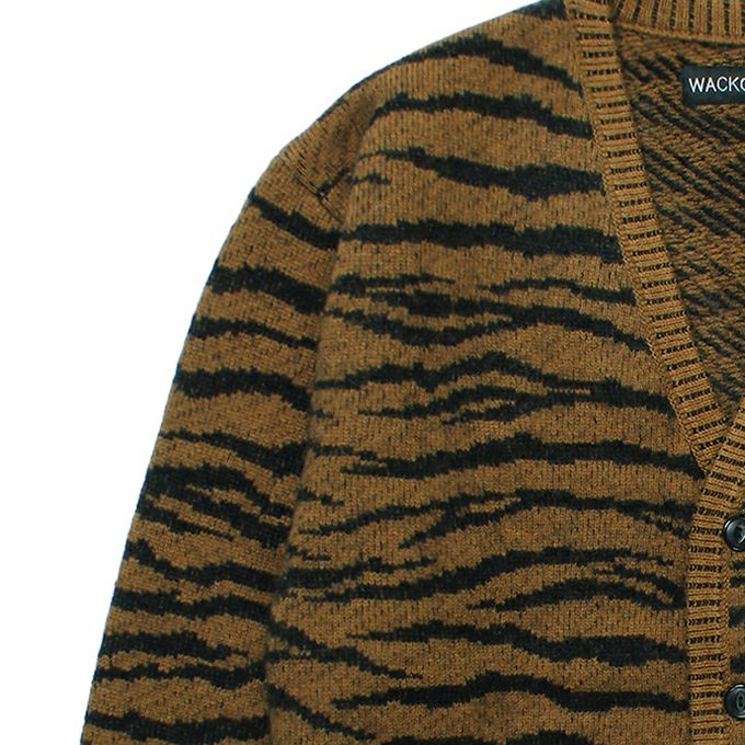 WACKO MARIA TIGER MOHAIR JACQUARD KNIT CARDIGAN | LOCKSTOCK/STLIKE