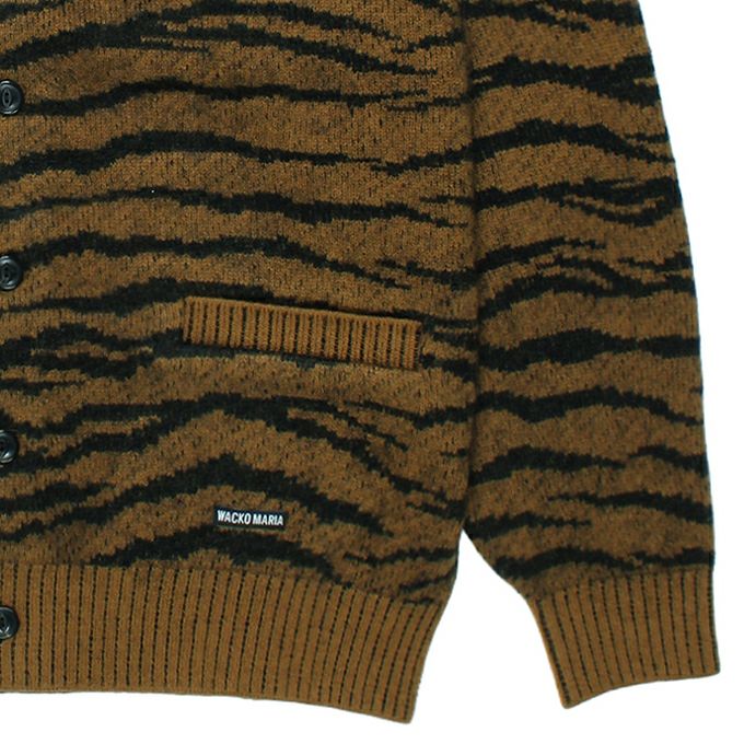 WACKO MARIA TIGER MOHAIR JACQUARD KNIT CARDIGAN | LOCKSTOCK/STLIKE