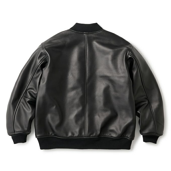 FTC ブラック レザージャケット FTC LEATHER ZIP VARSITY JACKET | LOCKSTOCK/STLIKE