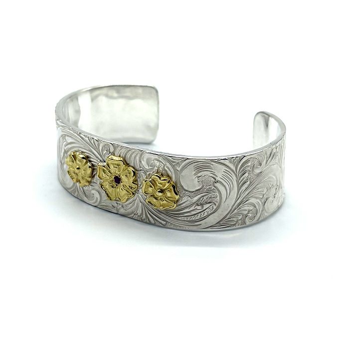 SILVER/18K GOLD