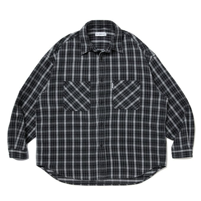 COOTIE PRODUCTIONS AD PROCESSING HEAVY FLANNEL CHECK L/S SHIRT