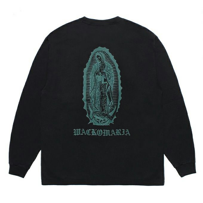 WACKO MARIA WASHED HEAVY WEIGHT CREW NECK LONG SLEEVE T-SHIRT