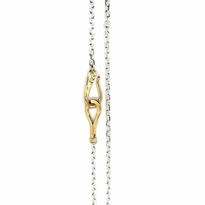 SILIVER/18K GOLD